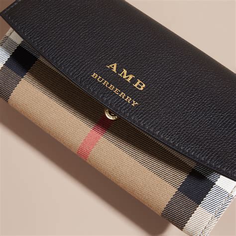 leather international wallet burberry youtube|Burberry House Check Leather Continental Wallet .